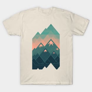 Geometric Mountains T-Shirt